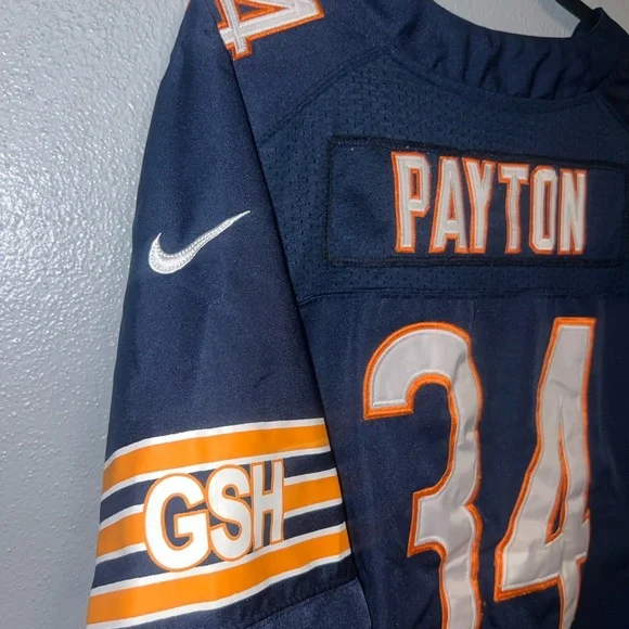 Men's Chicago Bears Walter Payton Nike Navy Game Retired Player Jersey size 48 - Picture 2 of 6